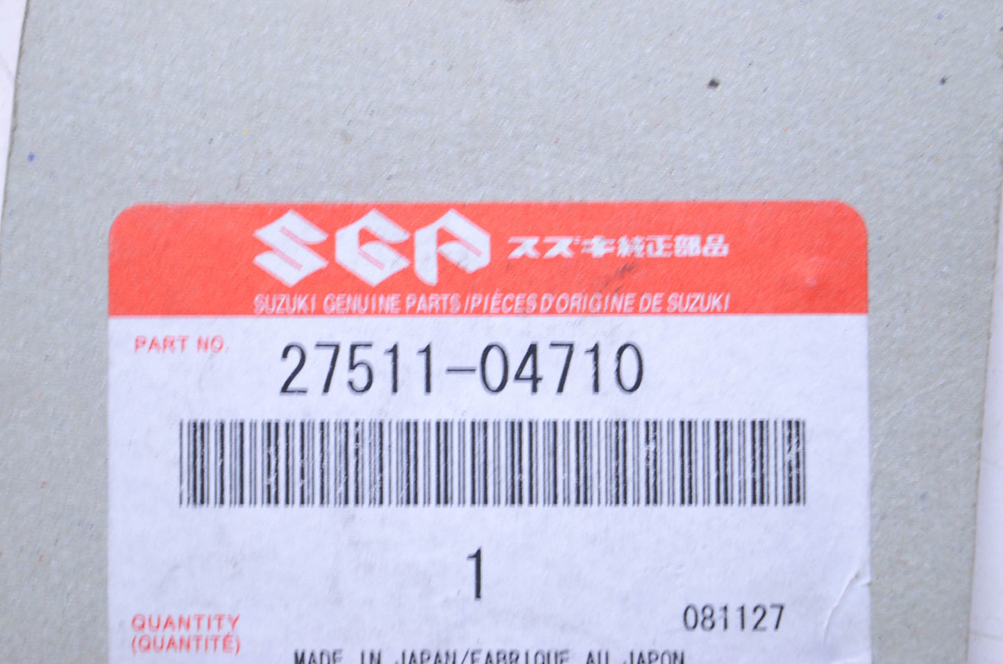OEM Suzuki 27511-04710 Engine Sprocket NOS