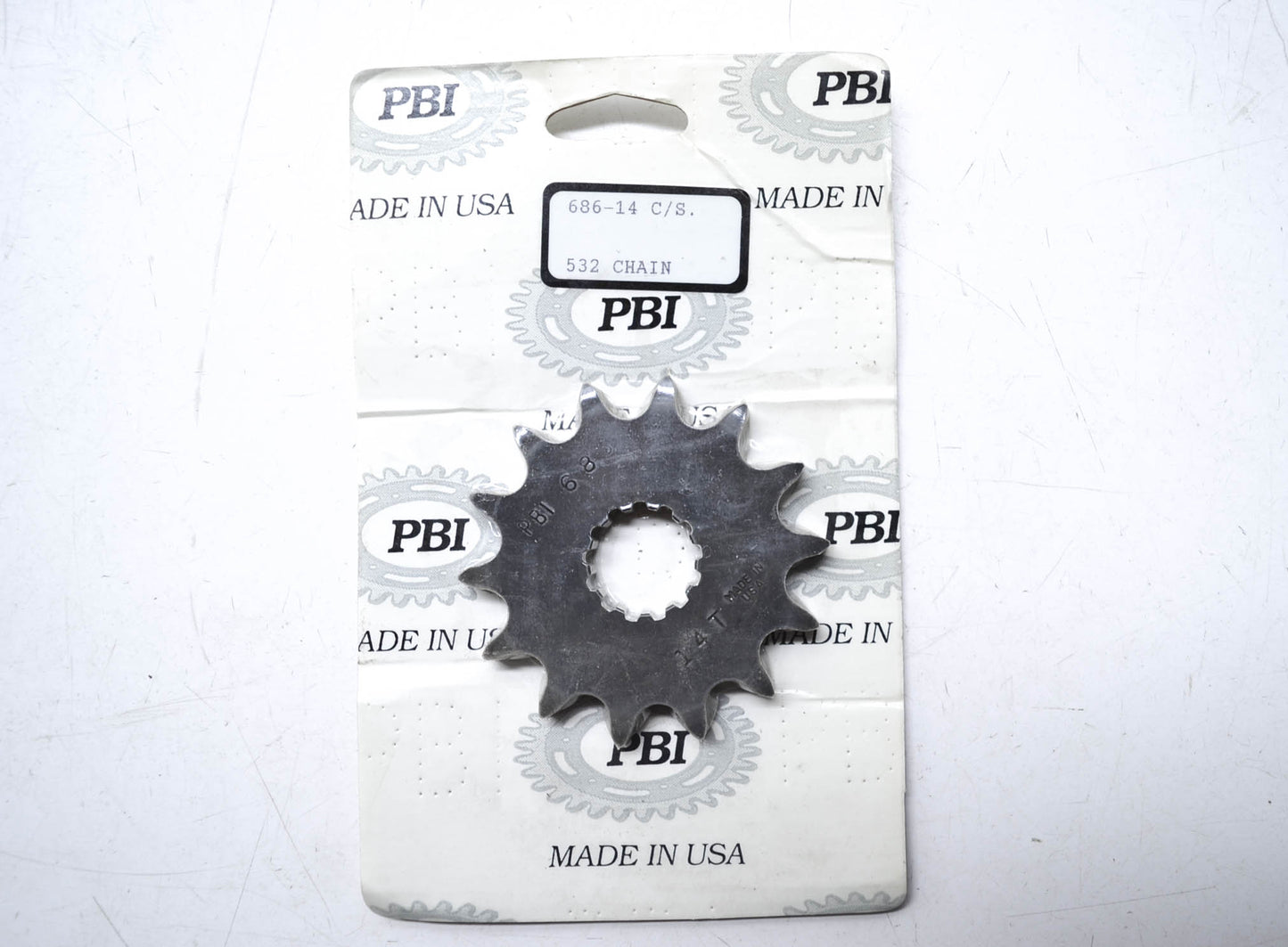 PBI Sprockets 686-14 14T 532 Chain Sprocket NOS
