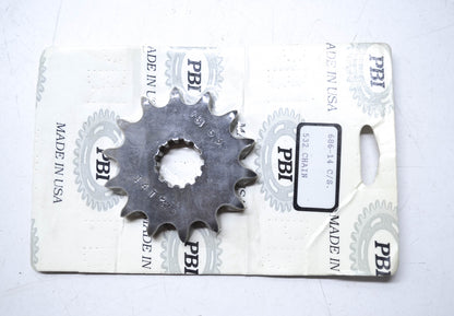 PBI Sprockets 686-14 14T 532 Chain Sprocket NOS