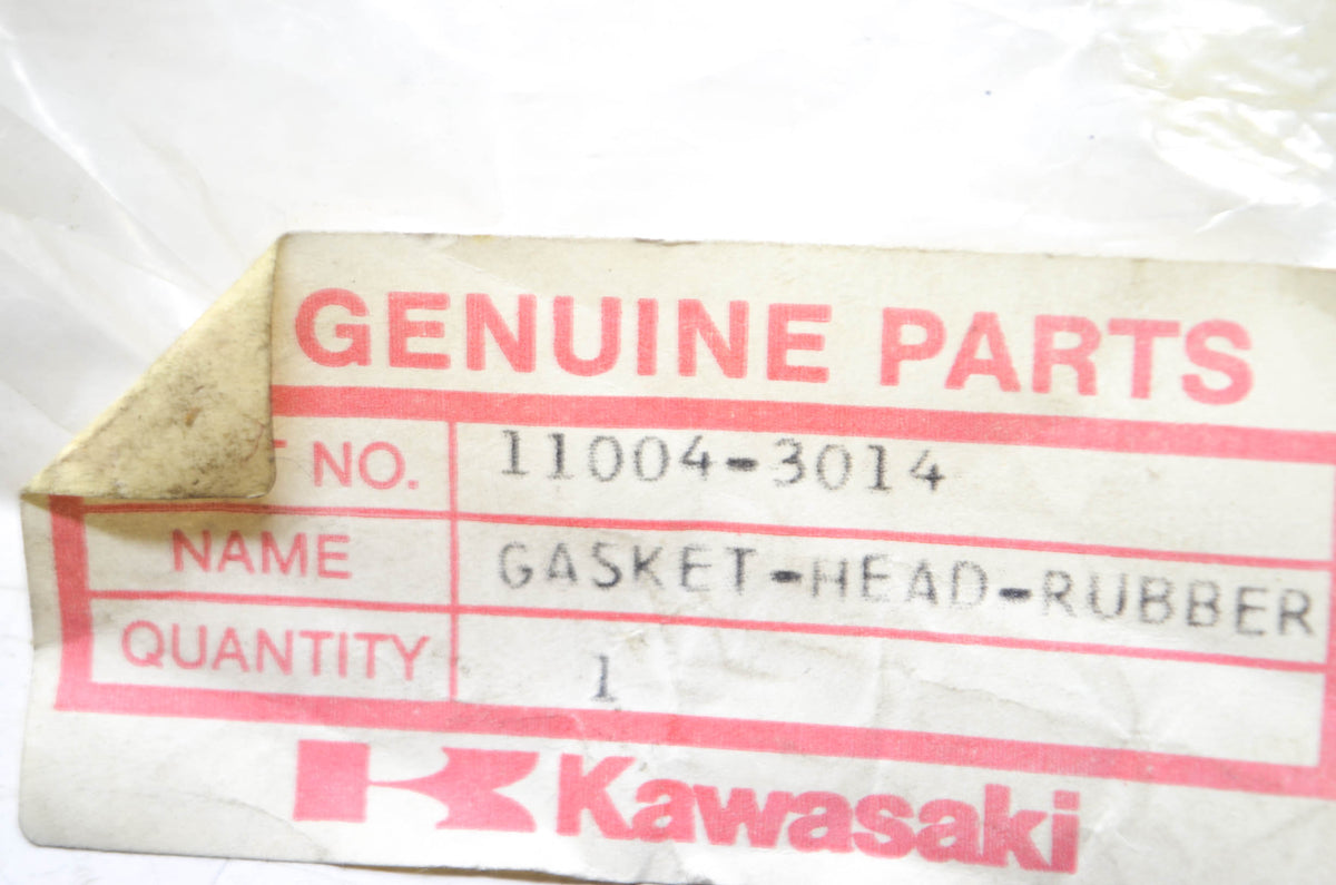 OEM Kawasaki 11004-3014 Rubber Head Gasket NOS