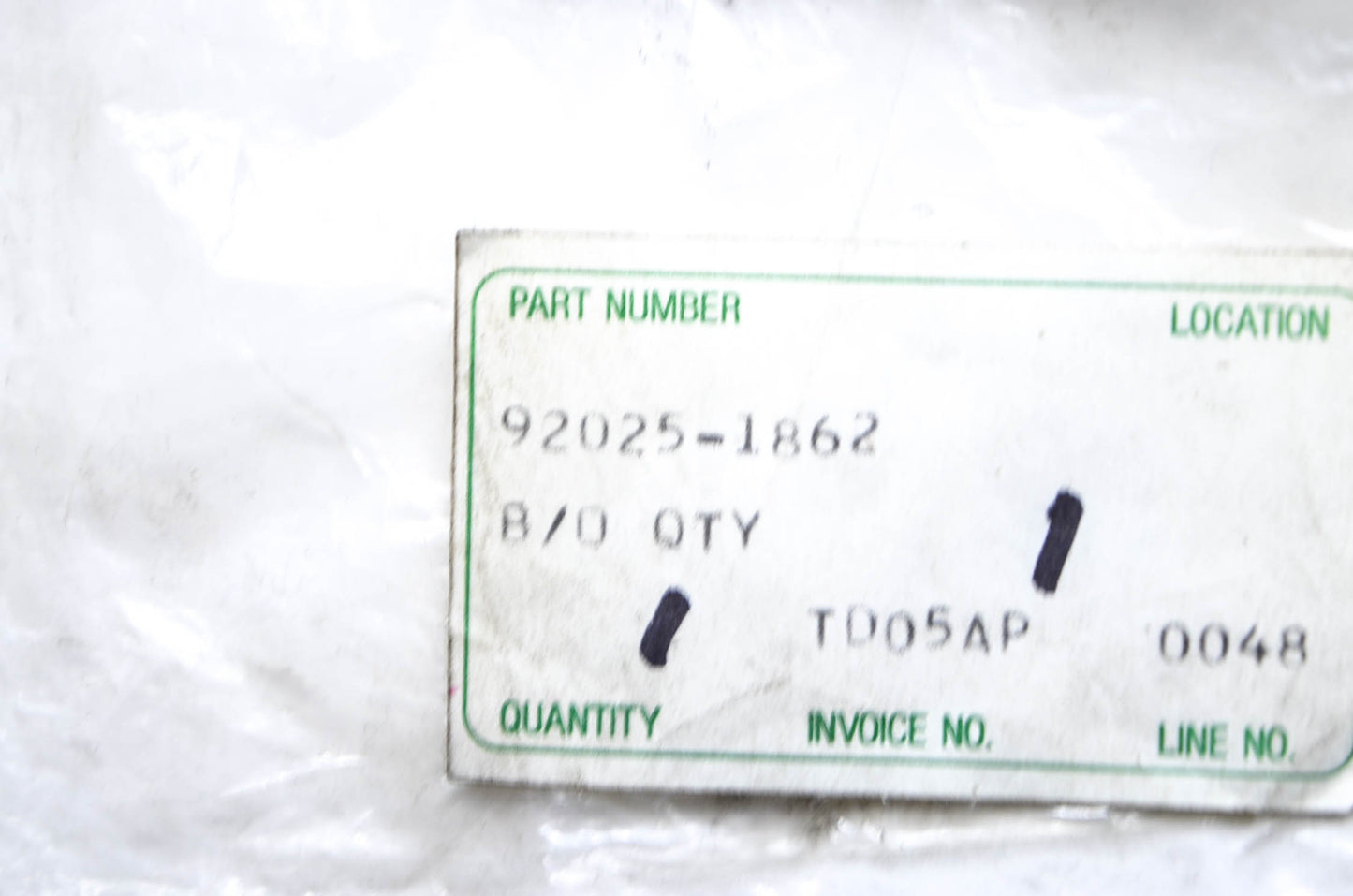 OEM Kawasaki 92025-1862 Shim T=0.80 NOS