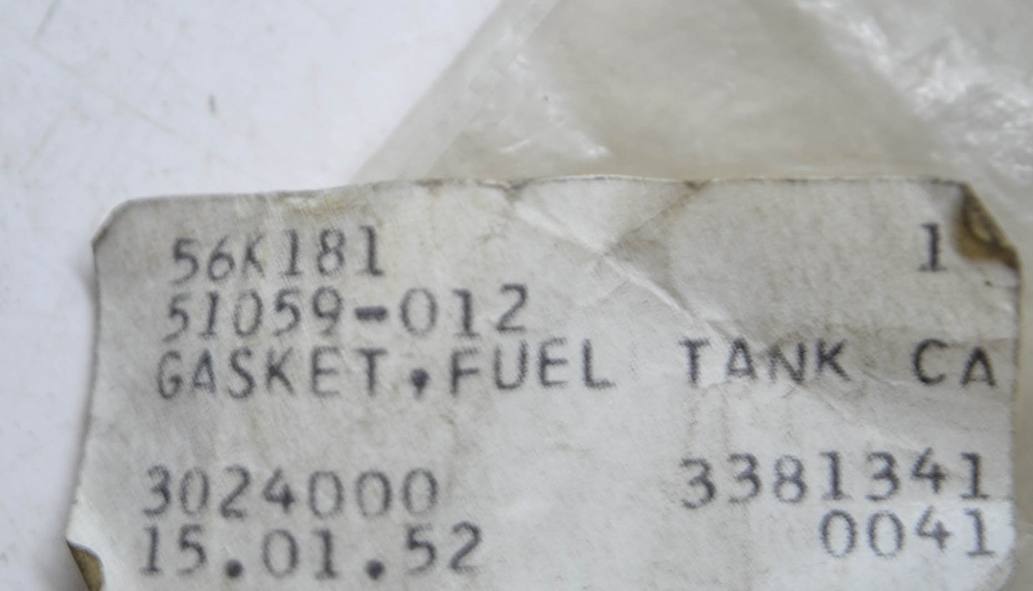 OEM Kawasaki 51059-012 Fuel Tank Cap Gasket