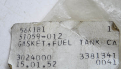 OEM Kawasaki 51059-012 Fuel Tank Cap Gasket