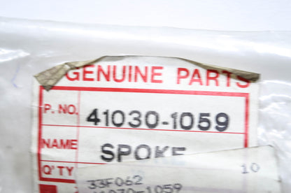 OEM Kawasaki 41030-1059 Outer Spoke Qty 10 NOS