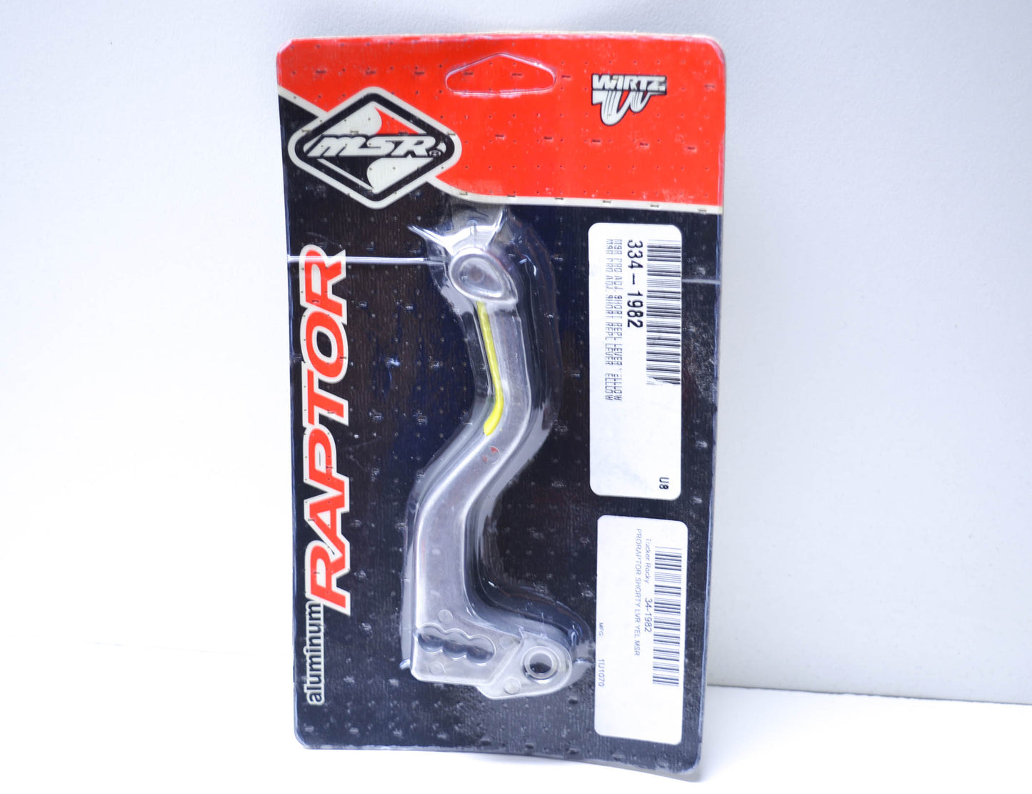 New MSR Aluminum Pro Raptor Adjustable Shorty Lever (Yellow Grip) NOS