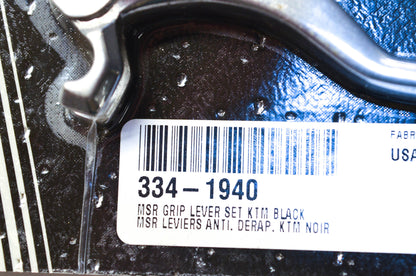 MSR 334-1940, 1SGKJ32 KTM Standard Grip Lever Kit (Black Grip) NOS