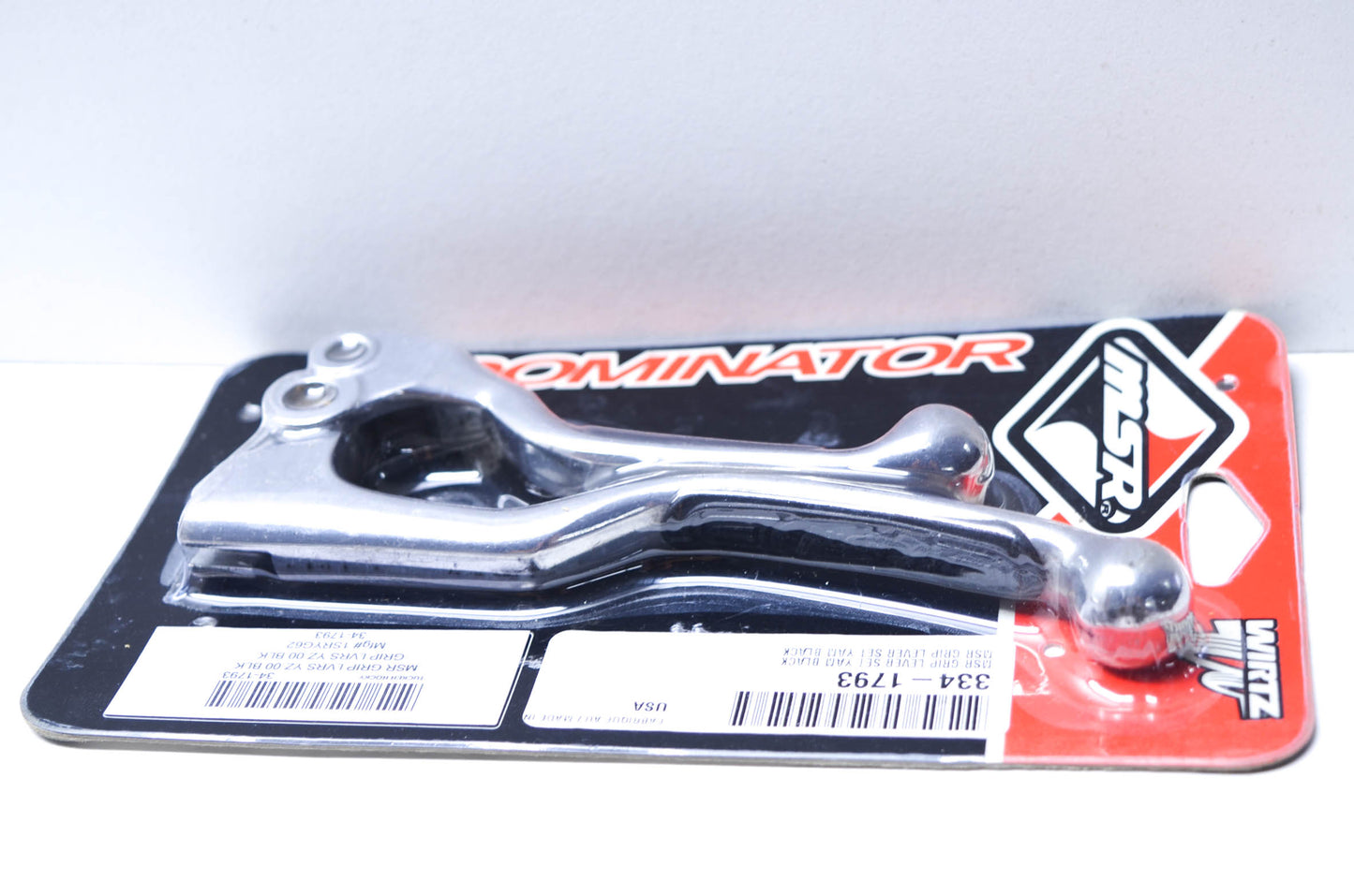 MSR 334-1793, 1SRYG62 2000 Yamaha YZ Dominator Grip Lever Kit (Black Grip) NOS