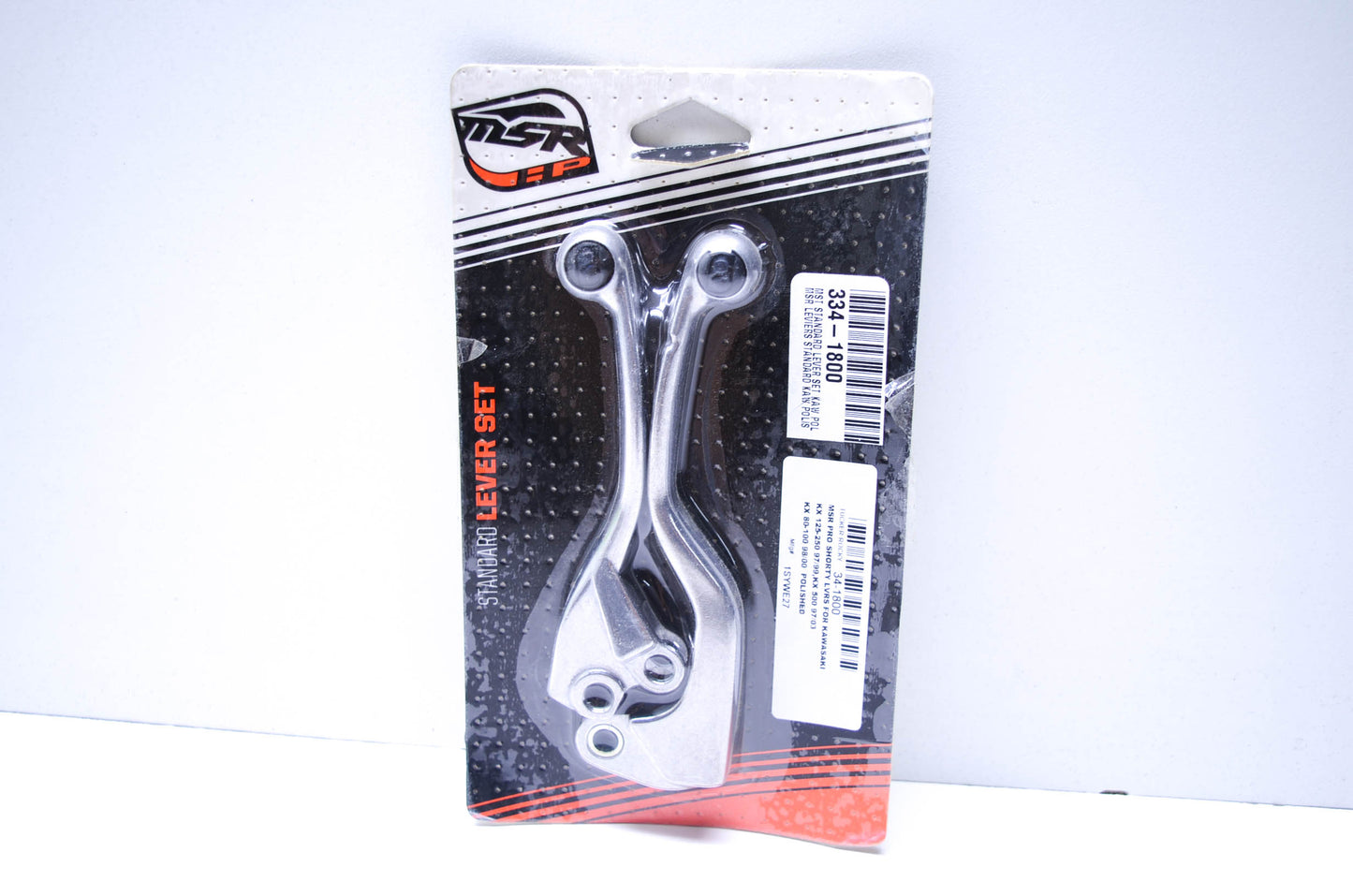 MSR 334-1800, 1SYWE27 Kawasaki Standard Shorty Polished Lever Kit NOS