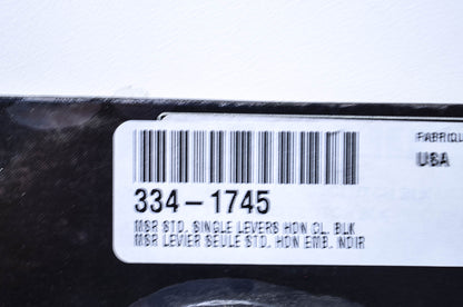 MSR 334-1745 Standard Single Black Clutch Lever NOS