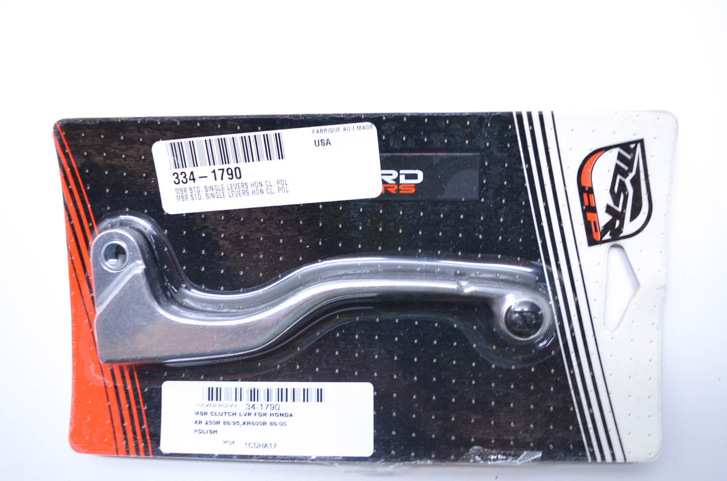 MSR 334-1790, 1CDHA17 Honda Standard Single Polished Clutch Lever NOS