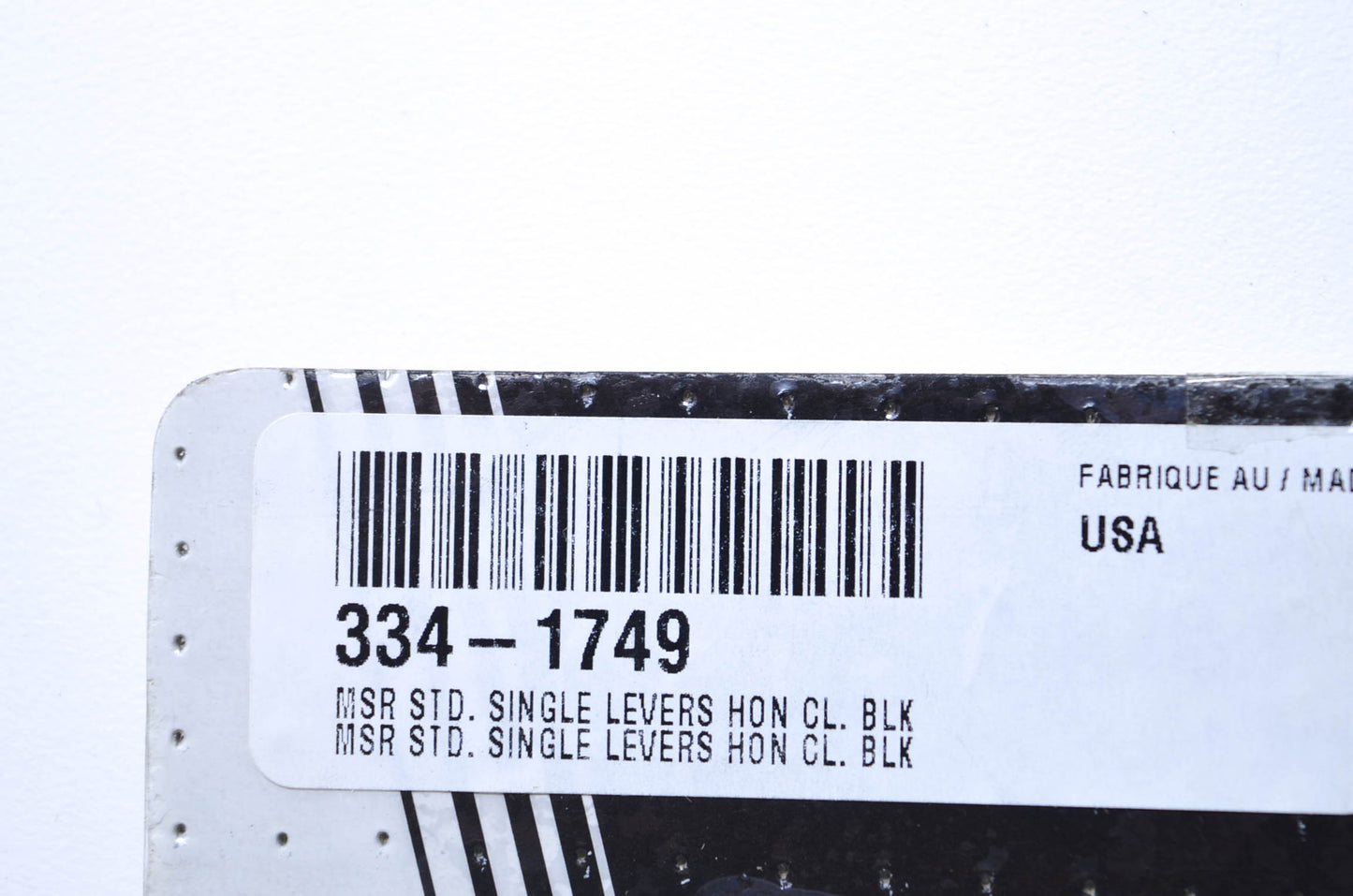 MSR 334-1749, 1CDHA18 Honda Standard Single Black Clutch Lever NOS