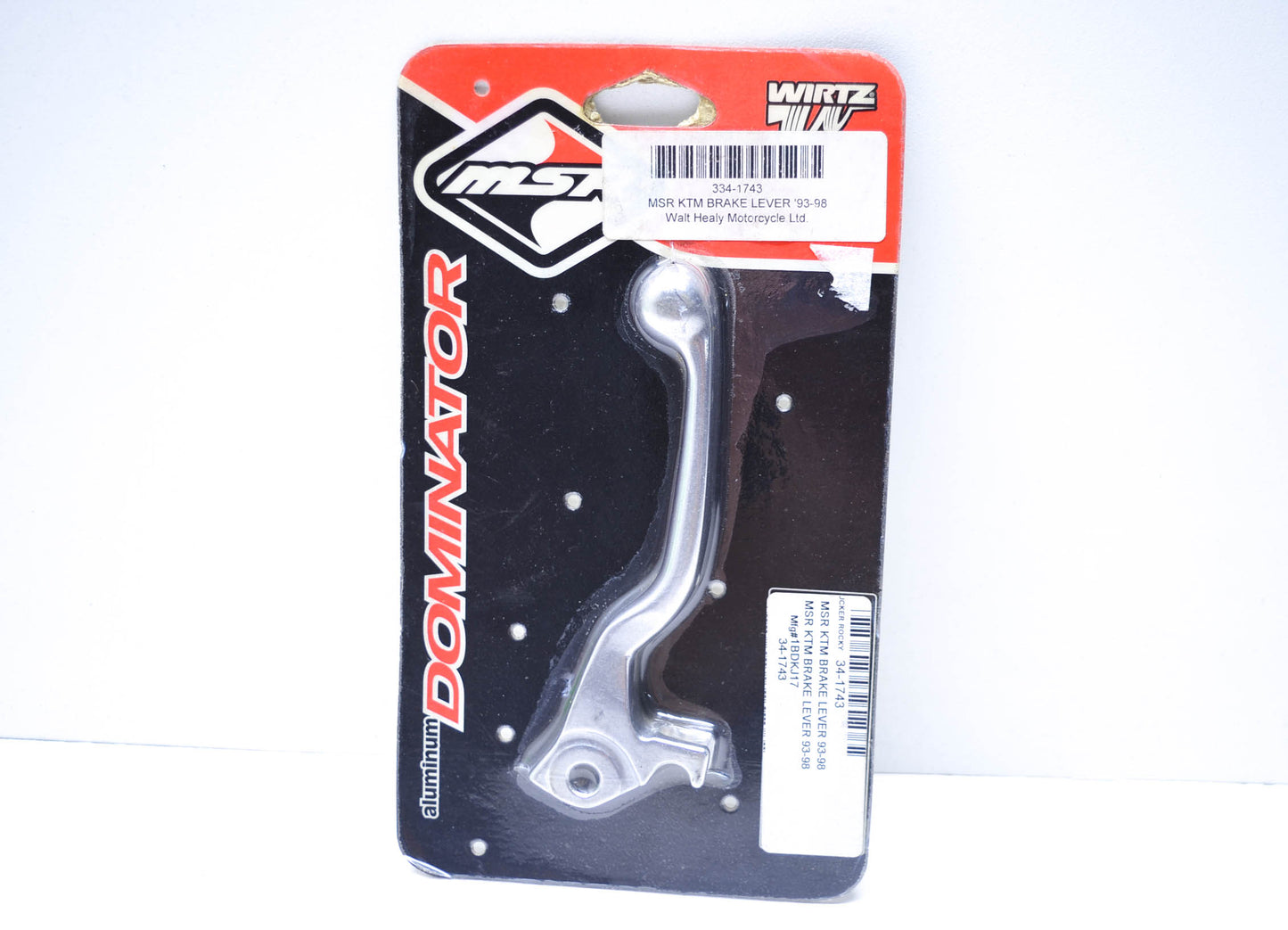 MSR 334-1743, 1BDKJ17 1993-1998 KTM Dominator Brake Lever NOS