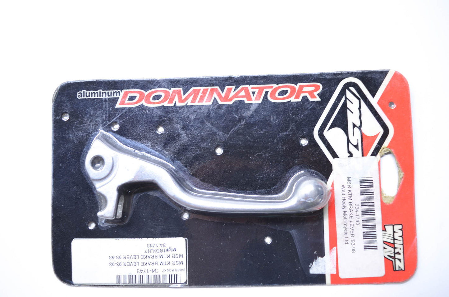 MSR 334-1743, 1BDKJ17 1993-1998 KTM Dominator Brake Lever NOS