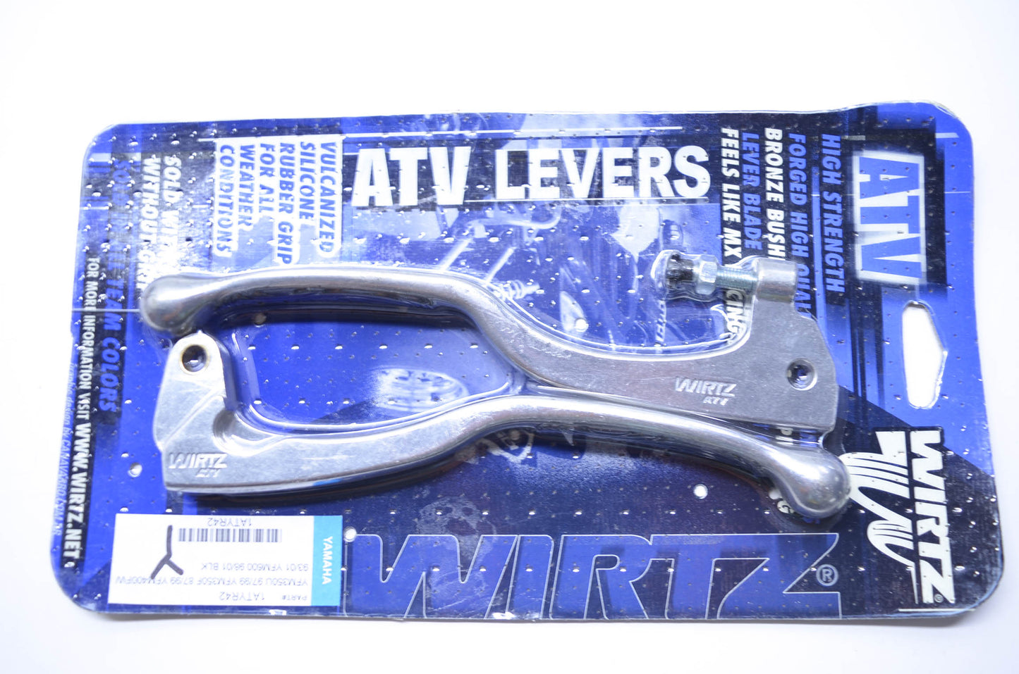 Wirtz 1ATYR42 Yamaha ATV Grip Lever Kit (Black Grip) NOS