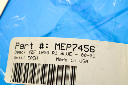 Memphis Shades MEP7456 2000-2001 Yamaha YZF1000 R1 Blue Windscreen NOS