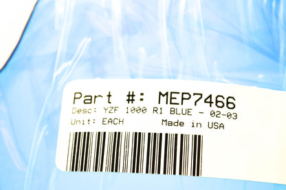 Memphis Shades MEP7466 2002-2003 Yamaha YZF1000 R1 Blue Windscreen NOS