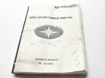 OEM Polaris 9918066 2003 Sportsman 600/700 Service Manual