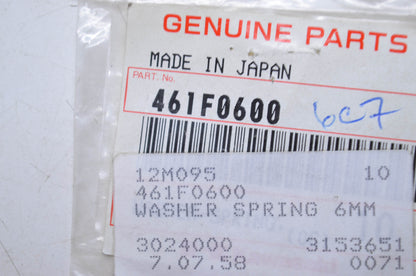 OEM Kawasaki 461F0600 Spring Washer 6mm Qty 6 NOS