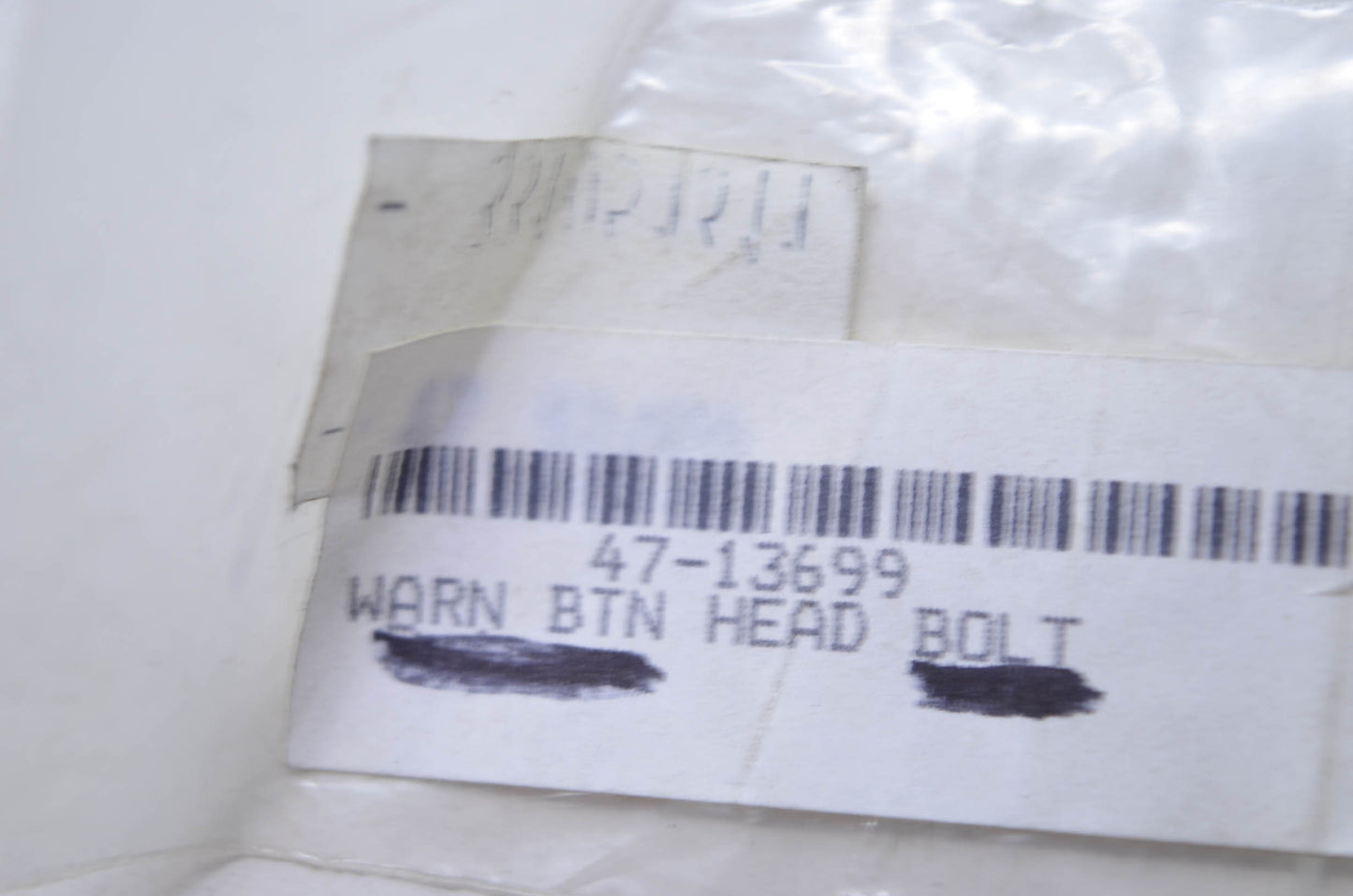 Warn 47-13699 BTN Head Bolt NOS