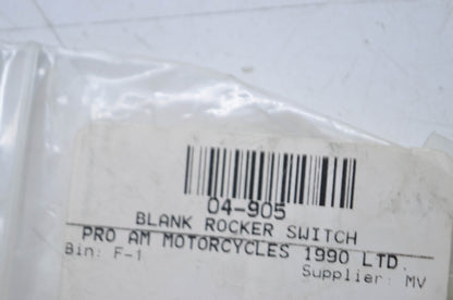 Aftermarket 04-905 Blank Rocker Switch NOS