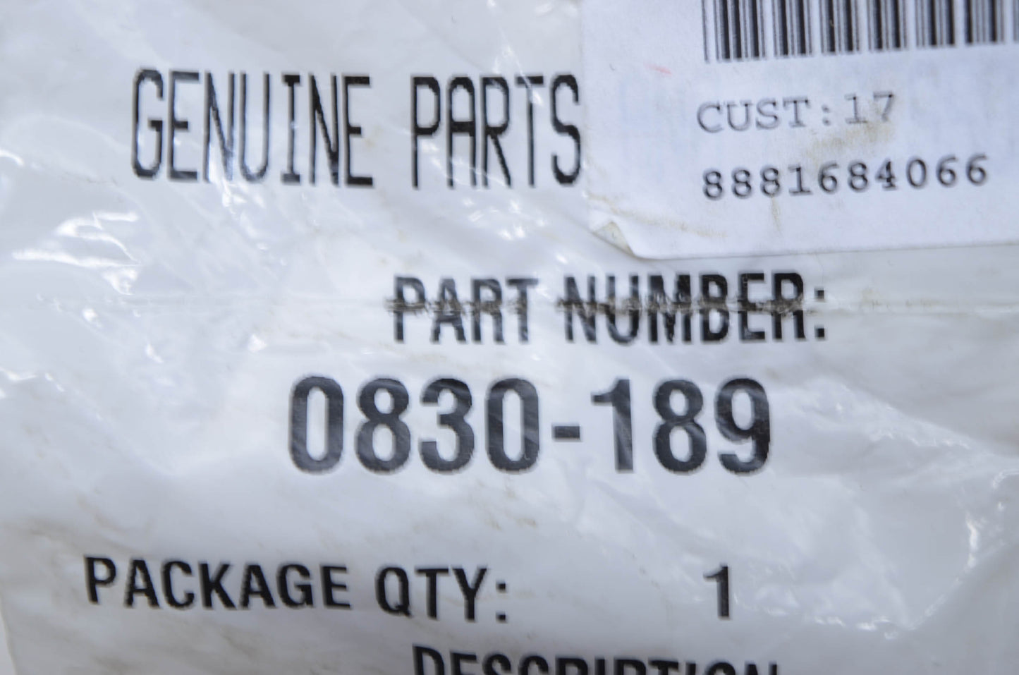 OEM Arctic Cat 0830-189 Drum Shaft Seal