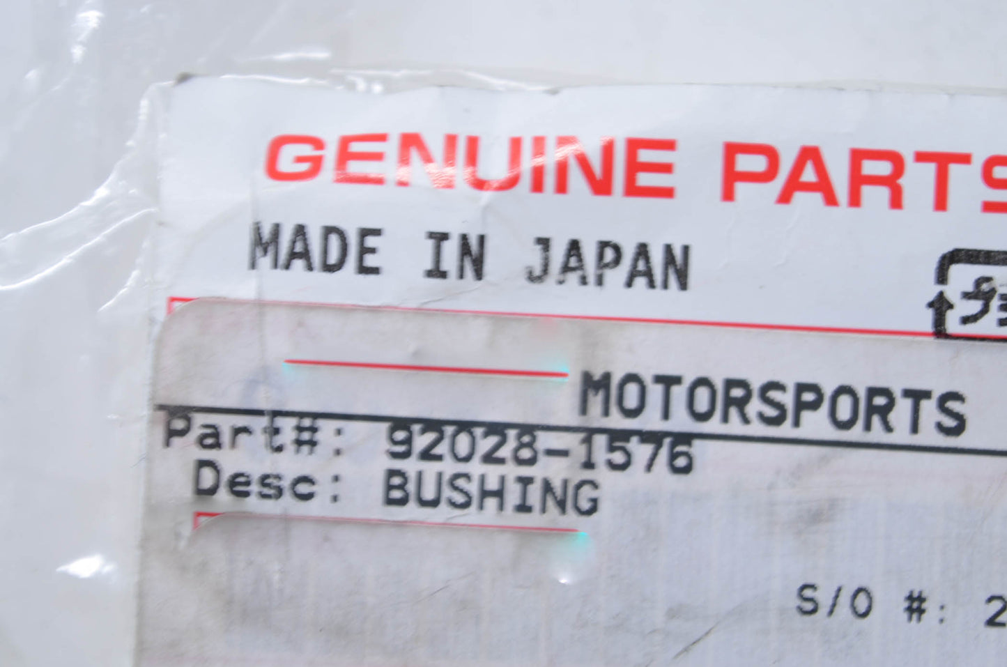 OEM Kawasaki 92028-1576 Bushing NOS