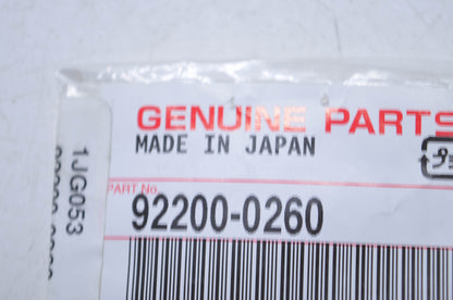 New OEM Kawasaki 92200-0260 Washer NOS
