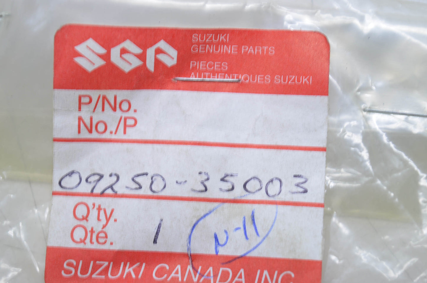 OEM Suzuki 09250-35003 Grommet