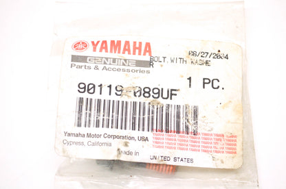 OEM Yamaha 90119-089UF-00 Bolt w/ Washer NOS