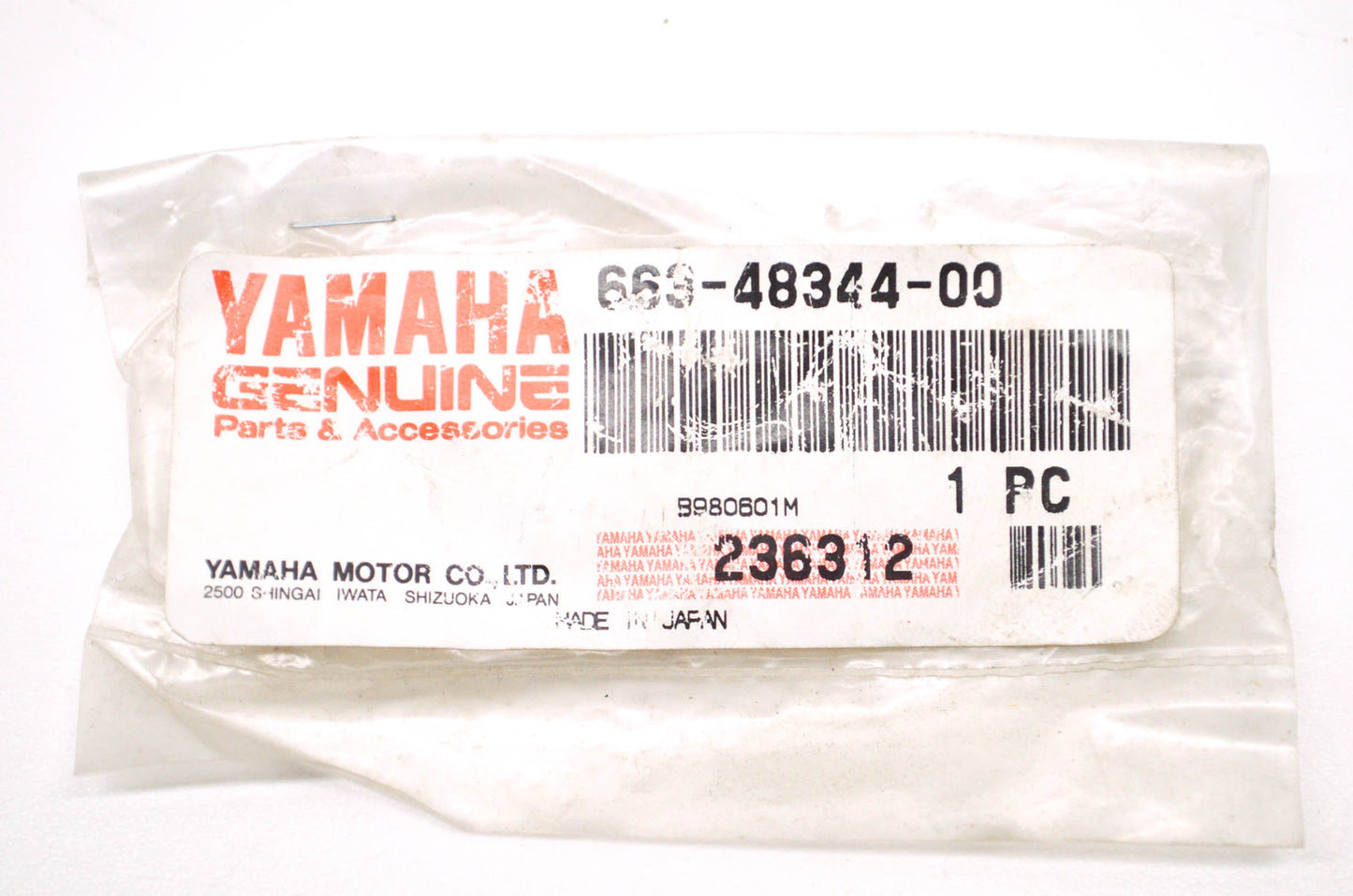 OEM Yamaha 663-48344-00-00 Remove Control Cable End