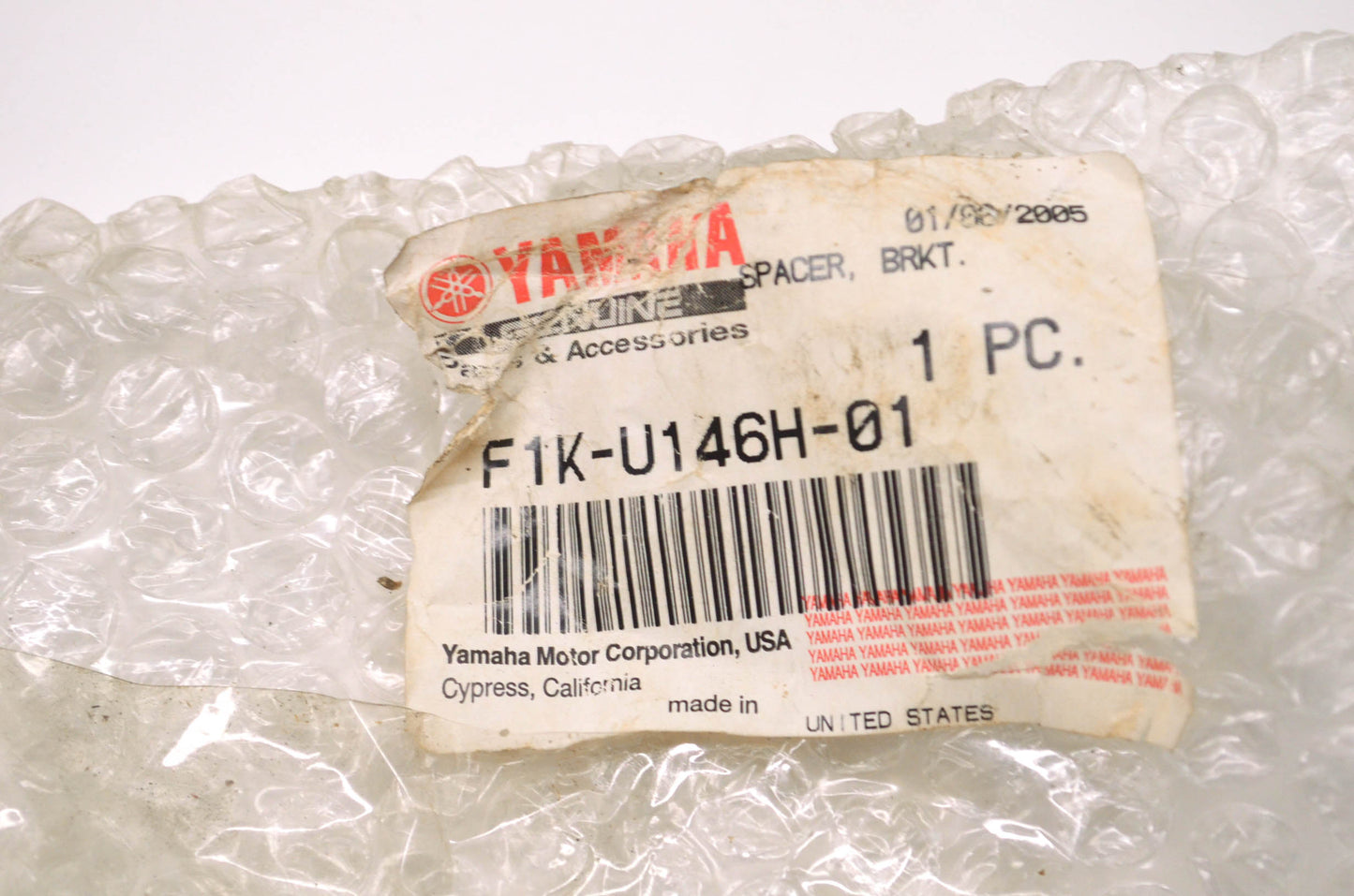OEM Yamaha F1K-U146H-01-00 Bracket Spacer NOS