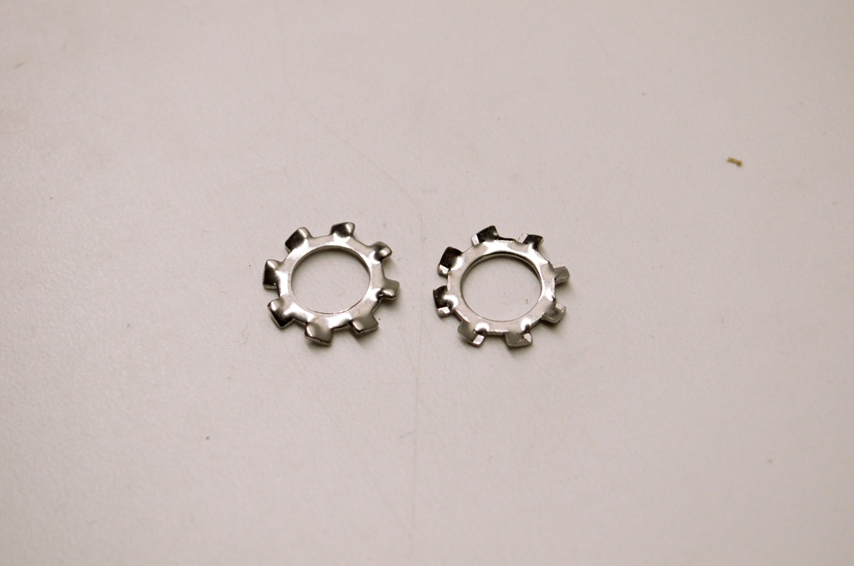 Aftermarket 213400001 Toothed Star Lock Washers Qty 2 NOS
