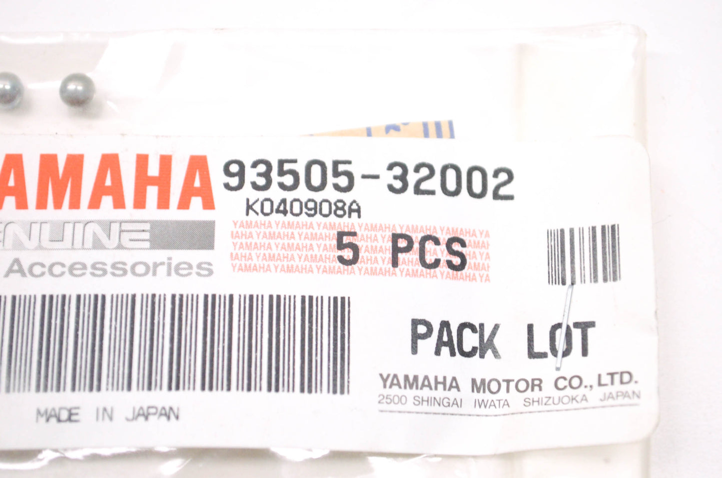 OEM Yamaha 93505-32002-00 Ball 5/32 Qty 5 NOS