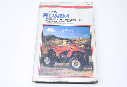 Clymer 1987-1988, 1991-1992 Honda TRX250X, 1993-1996 TRX300EX Manual