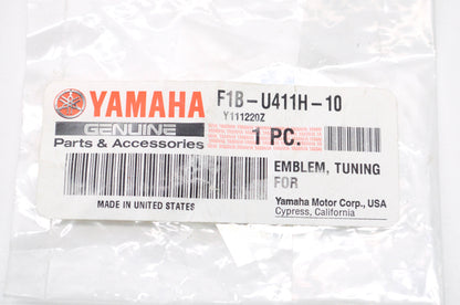 OEM Yamaha F1B-U411H-10-00 Tuning Fork Emblem NOS