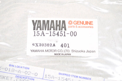 OEM Yamaha 15A-15451-00-00 Crankcase Gasket NOS