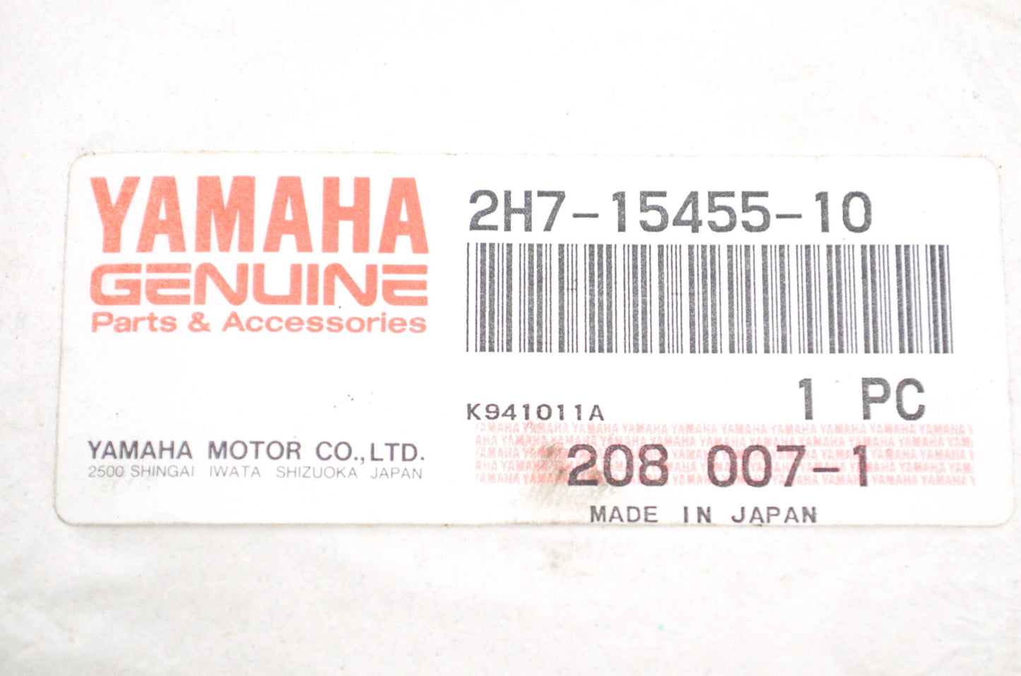 OEM Yamaha 2H7-15455-00-00 Crankcase Cover Gasket NO