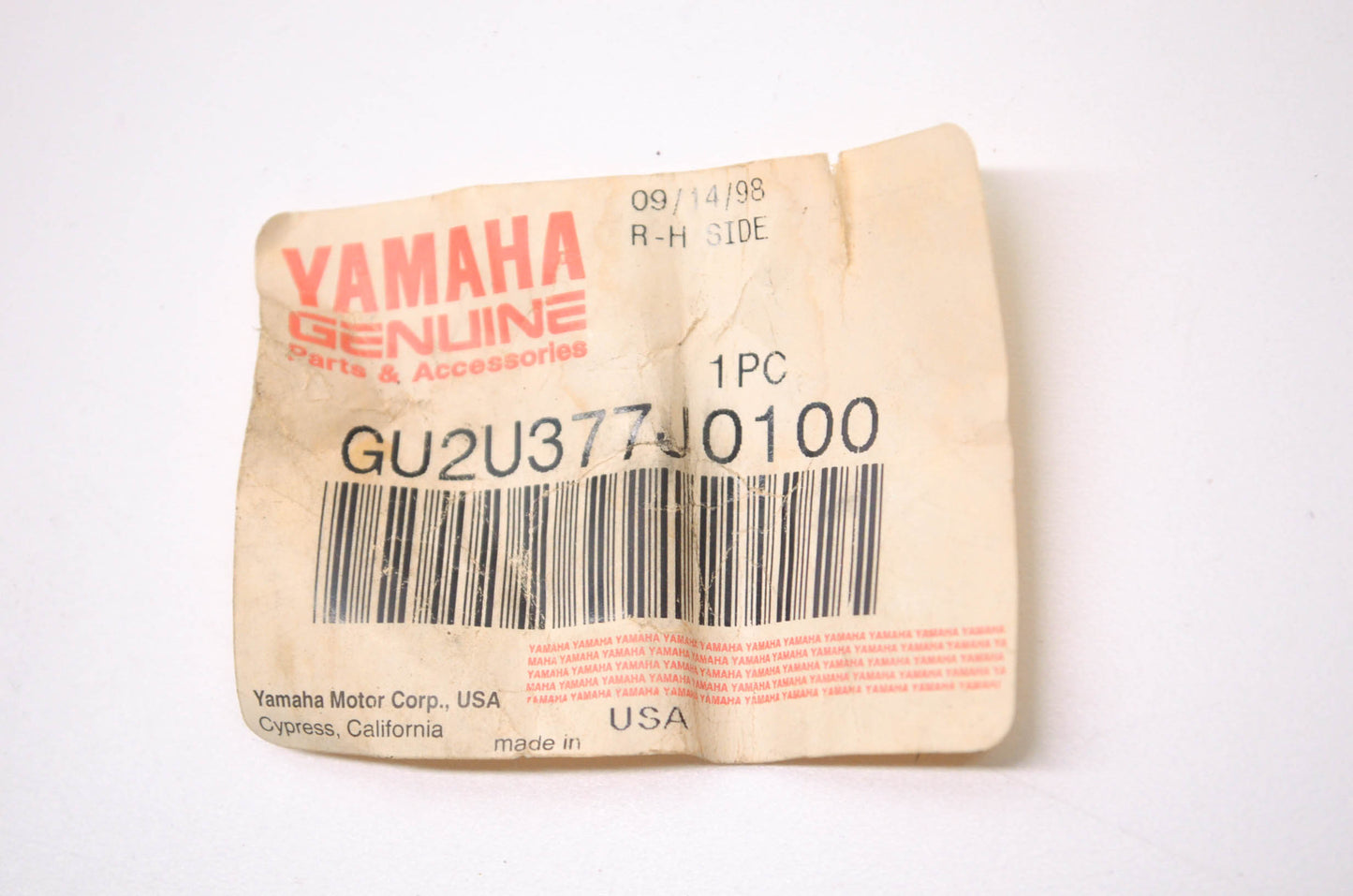 OEM Yamaha GU2-U377J-01-00 Inner Cover Side NOS