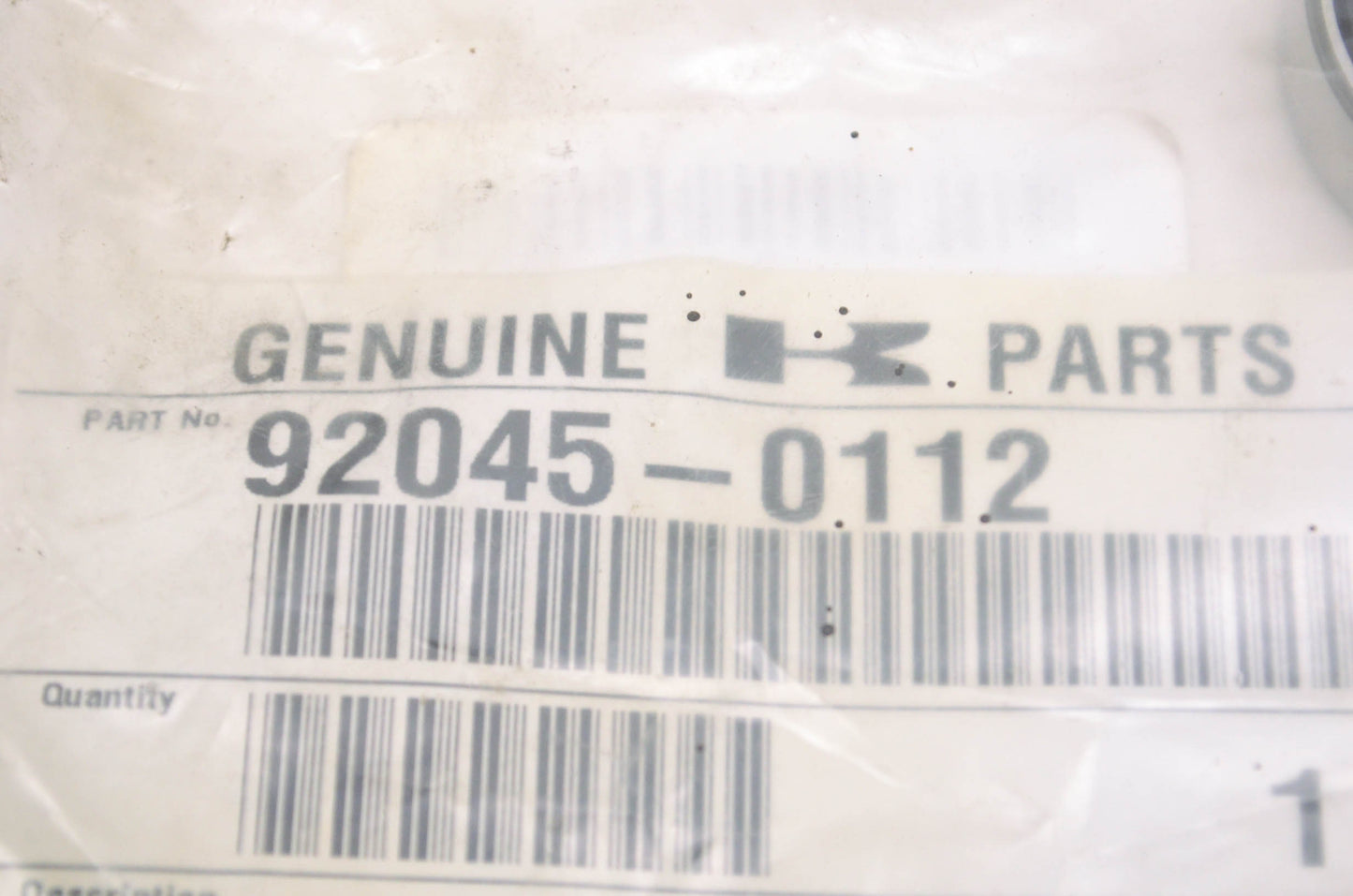 OEM Kawasaki 92045-0112 Ball Bearing 62022RD NOS