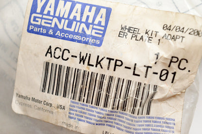 OEM Yamaha ACC-WLKTP-LT-01 Adapter Plate w/ Hardware Wheel Kit NOS