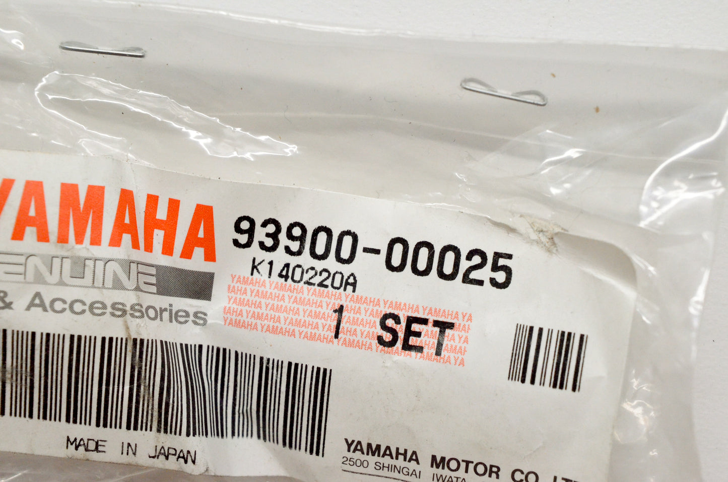 OEM Yamaha 93900-00025-00 Rim Valve