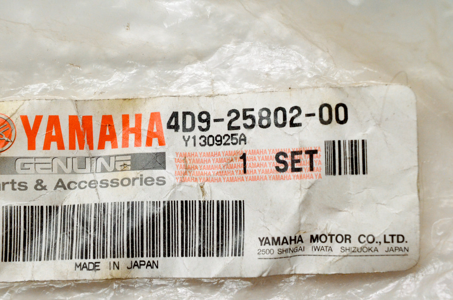 New OEM Yamaha 4D9-25802-00-00 Caliper Piston Assembly NOS