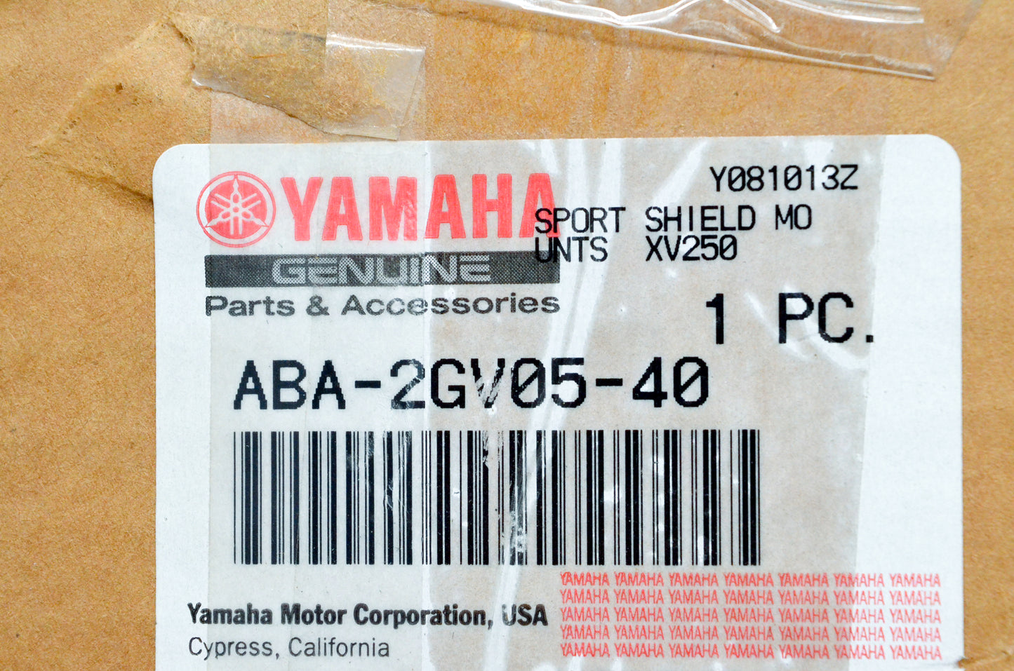 OEM Yamaha ABA-2GV05-40-00 Sport Shield Mounts NOS