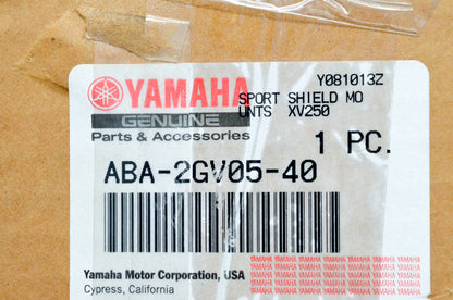 OEM Yamaha ABA-2GV05-40-00 Sport Shield Mounts NOS