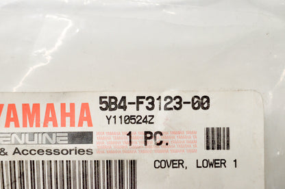 New OEM Yamaha 5B4-F3123-00-00 Lower Cover 1 NOS