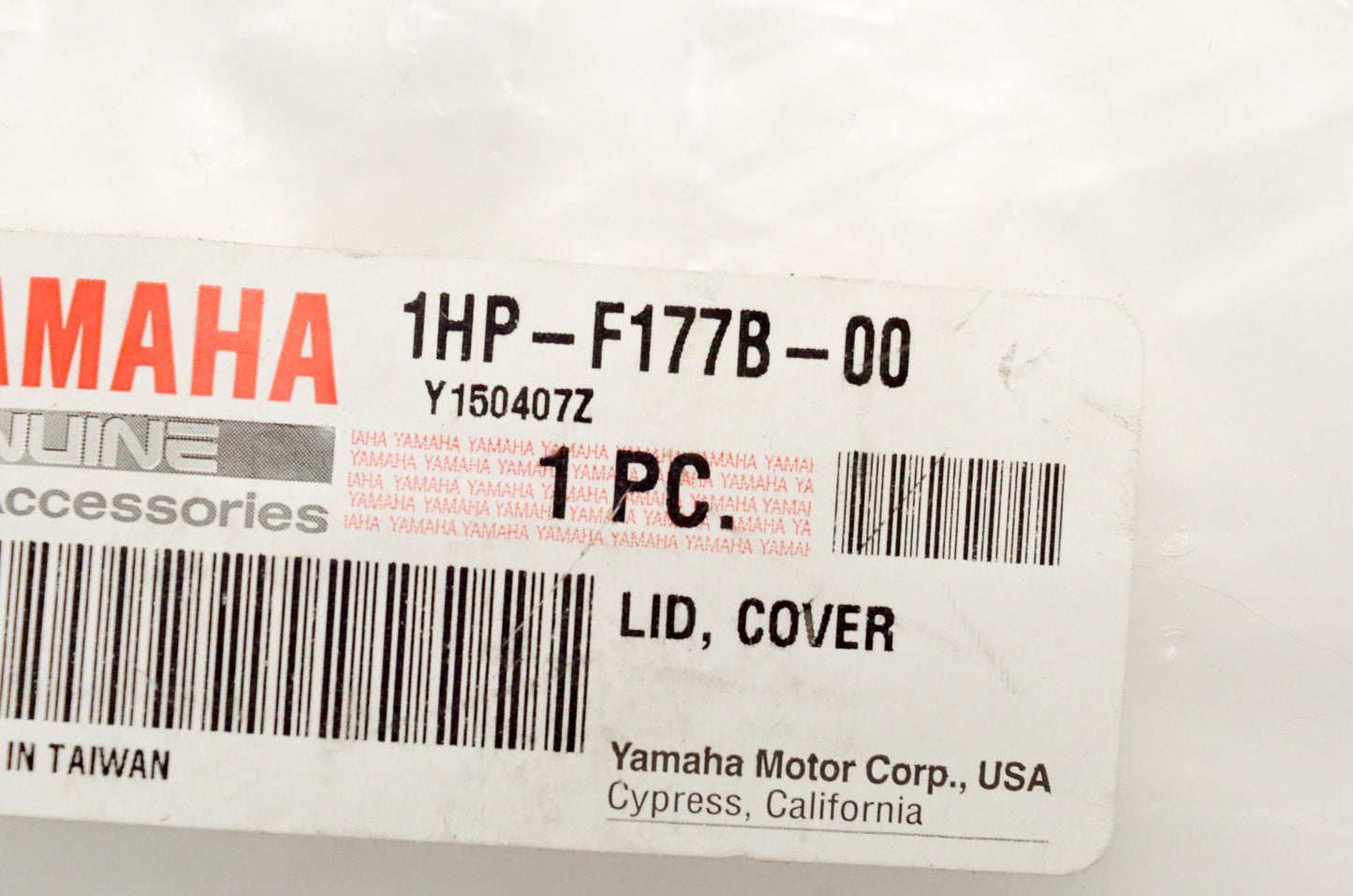 OEM Yamaha 1HP-F177B-00-00 Cover Lid