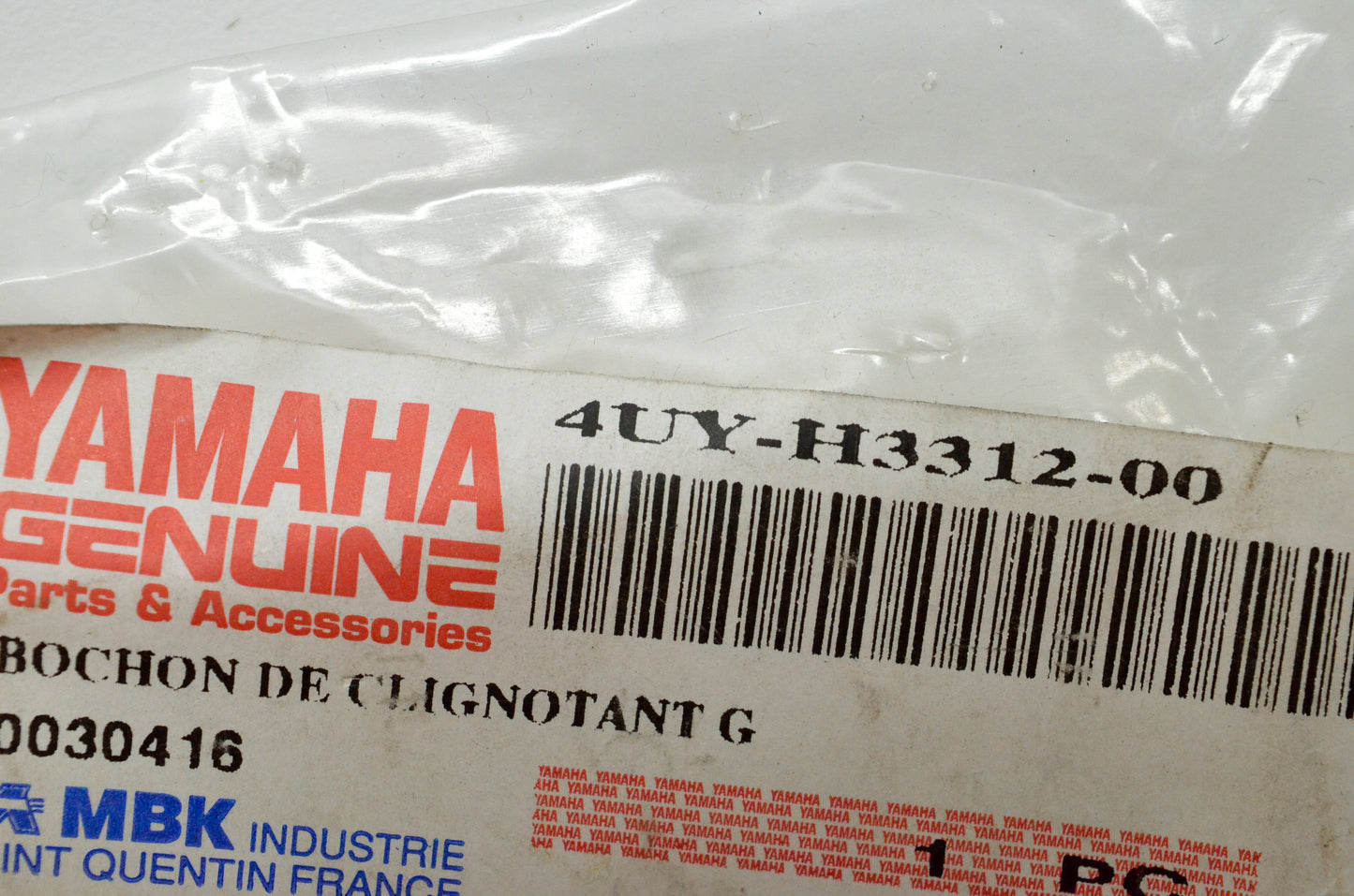 OEM Yamaha 4UY-H3312-00-00 Flasher Lens NOS