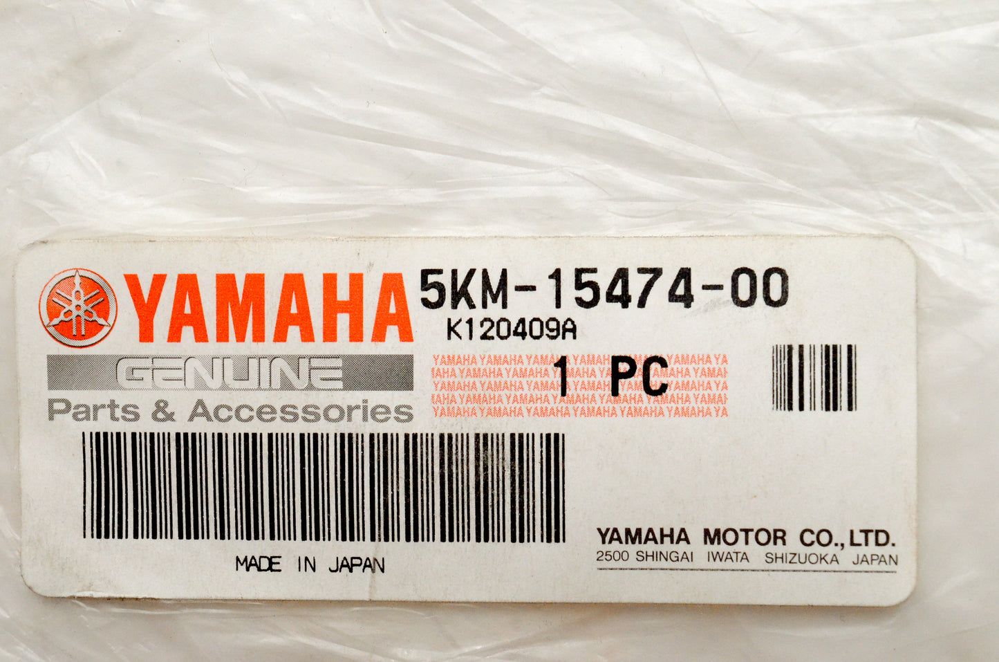 OEM Yamaha 5KM-15474-00-00 Air Duct Seal