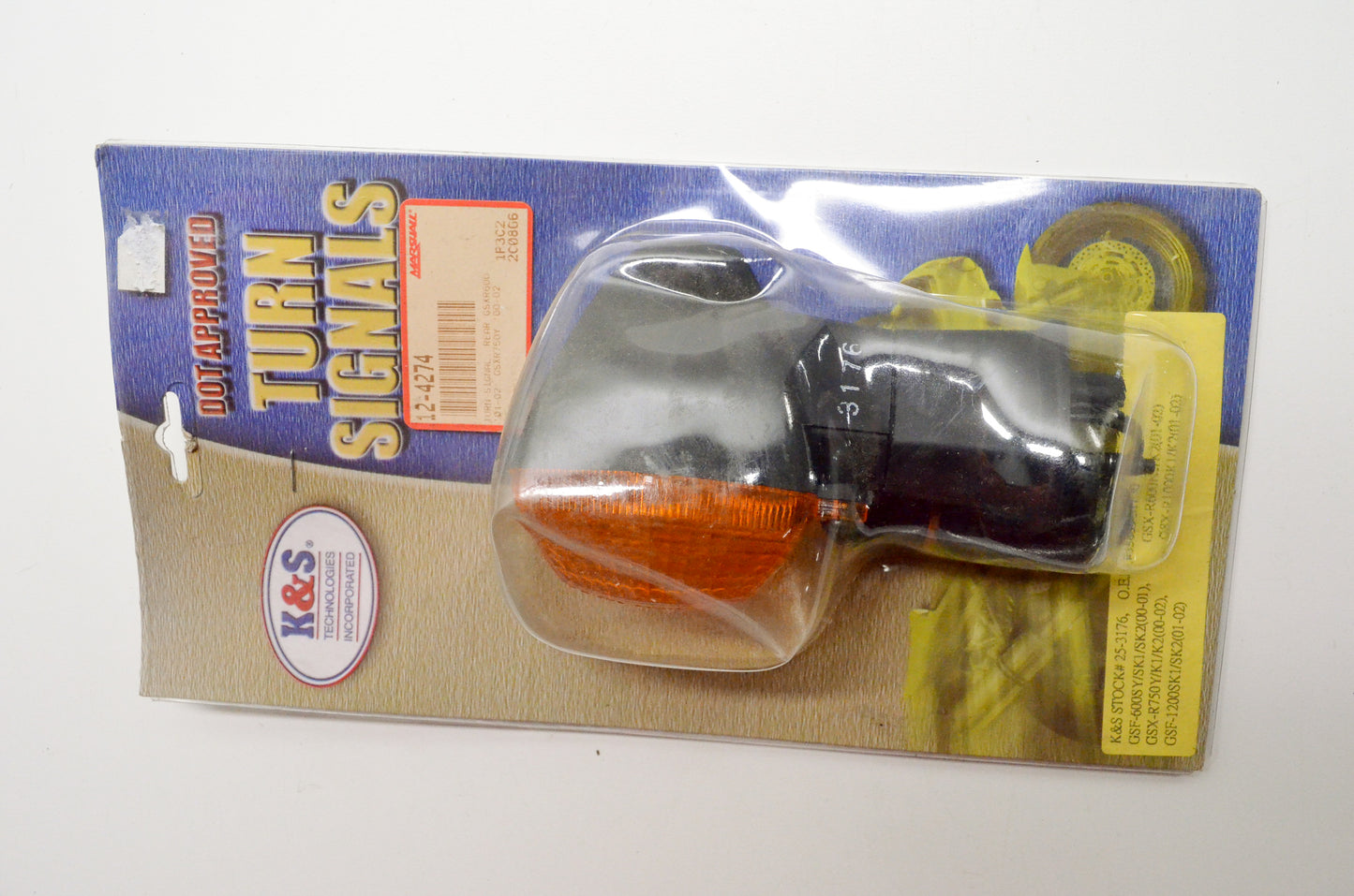 K&S 25-3176 Amber Turn Signal