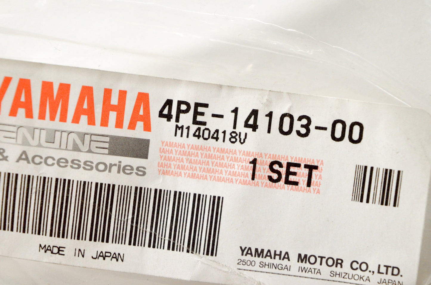 New OEM Yamaha 4PE-14103-00-00 Throttle Screw Set NOS